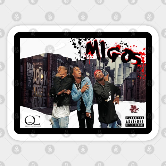 Migos Drip Sticker by Teez Nation